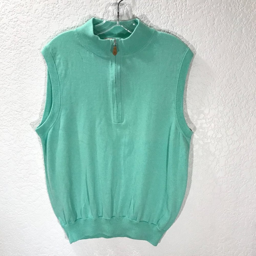 🌷Golf Quarter Zip Donald Ross Sweater Vest